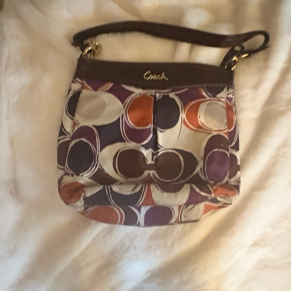 Coach Multicolor Patterned Shoulder Bag